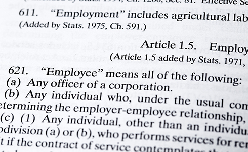 Employee Classification: Recent California Developments
