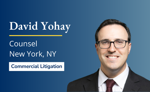 Offit Kurman Expands Commercial Litigation Practice Group with the Addition of David Yohay