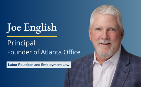 Offit Kurman Welcomes Joseph M. English to Lead Its New Atlanta, Georgia Office