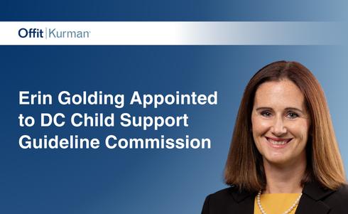 Erin Golding Appointed to DC Child Support Guideline Commission