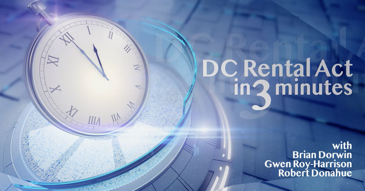 DC Rental Act Explained: Key 2026 Changes in Three Minutes