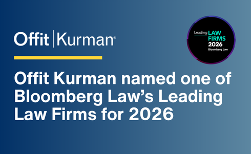 Offit Kurman Recognized Among Nation’s Top Law Firms on Bloomberg Law’s Leading Law Firms