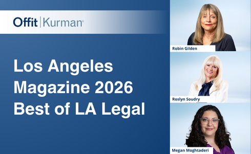Trio of Attorneys Recognized in Los Angeles Magazine’s Best of LA Legal 2026