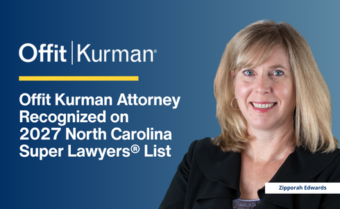 Offit Kurman Attorney Recognized on 2027 North Carolina Super Lawyers® List