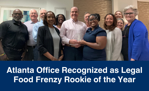 Offit Kurman Atlanta Office Recognized as Legal Food Frenzy Rookie of the Year